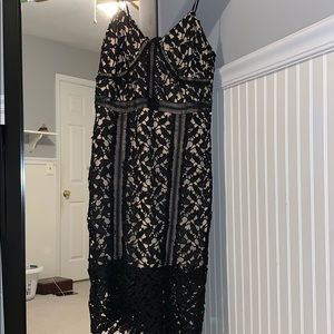 Tight Black Lace Dress